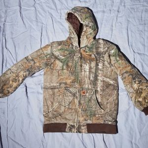 Carhartt RealTree Insulated Duck Jacket Kids XL.